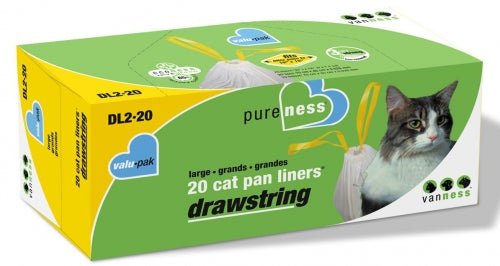 Van Ness Large Drawstring Cat Litter Pan Liners - 079441004120