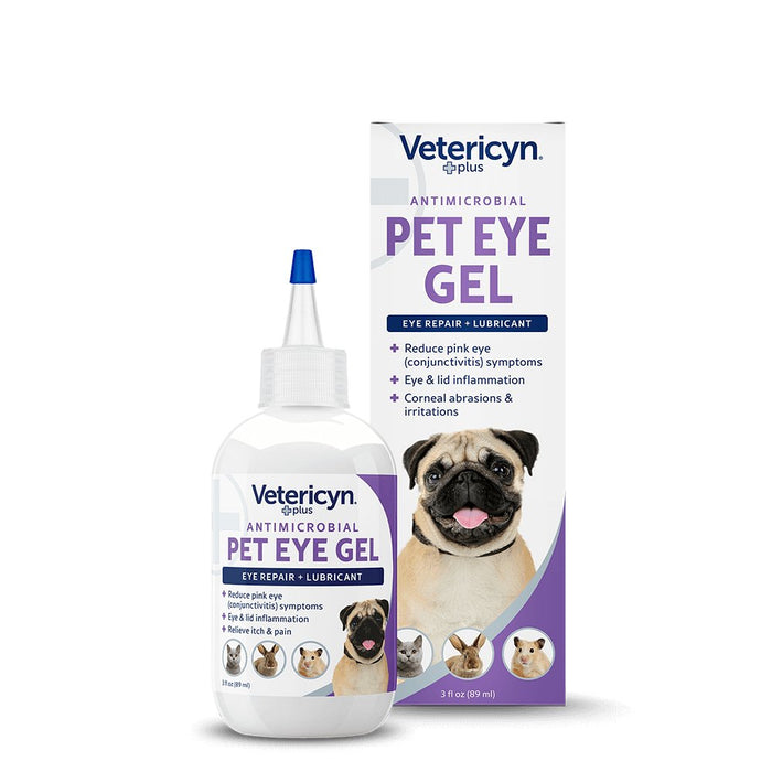 Vetericyn Plus Antimicrobial Eye Gel for Pets, 3oz - 818582010238