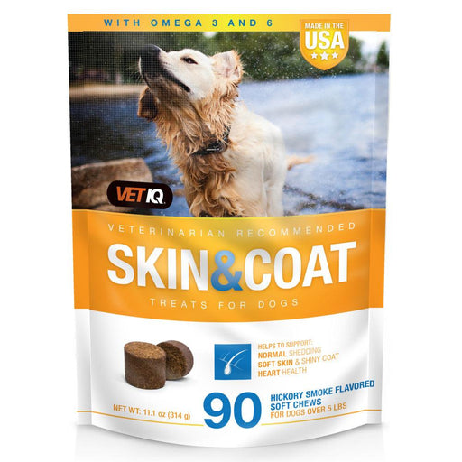 VetIQ Skin & Coat Soft Chews - 818145019845