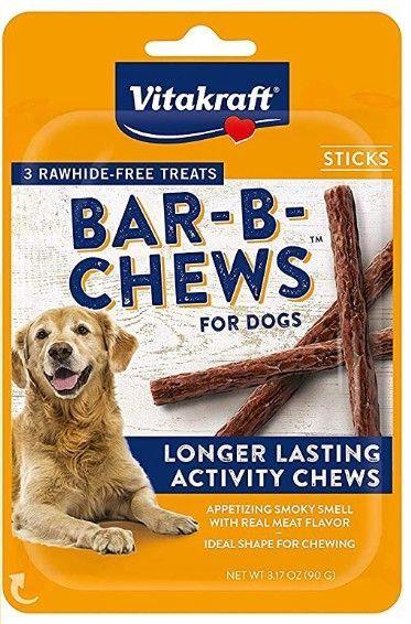 Vitakraft Bar-B-Chews Sticks Dog Treat - 051233359847