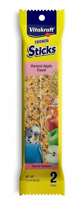 Vitakraft Crunch Sticks Harvest Apple Parakeet Treats - 051233316833