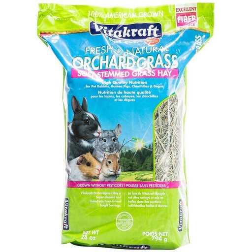 Vitakraft Fresh & Natural Orchard Grass - Soft Stemmed Grass Hay - 051233345406