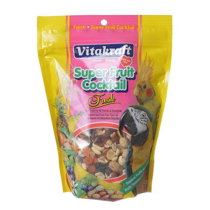 Vitakraft Super Fruit Cocktail Treat for All Parrots & Cockatiels - 051233219523