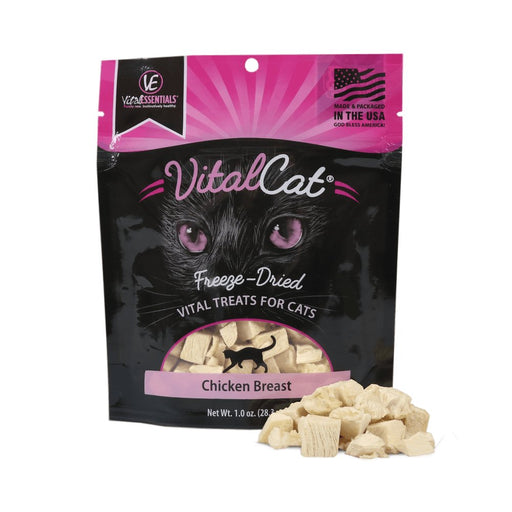 Vital Essentials Vital Cat Freeze Dried Grain Free Chicken Breast Cat Treats - 840199637508