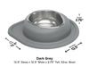 WeatherTech Single Low Pet Feeding System - 32 oz Stainless Steel Bowl - 787765774888