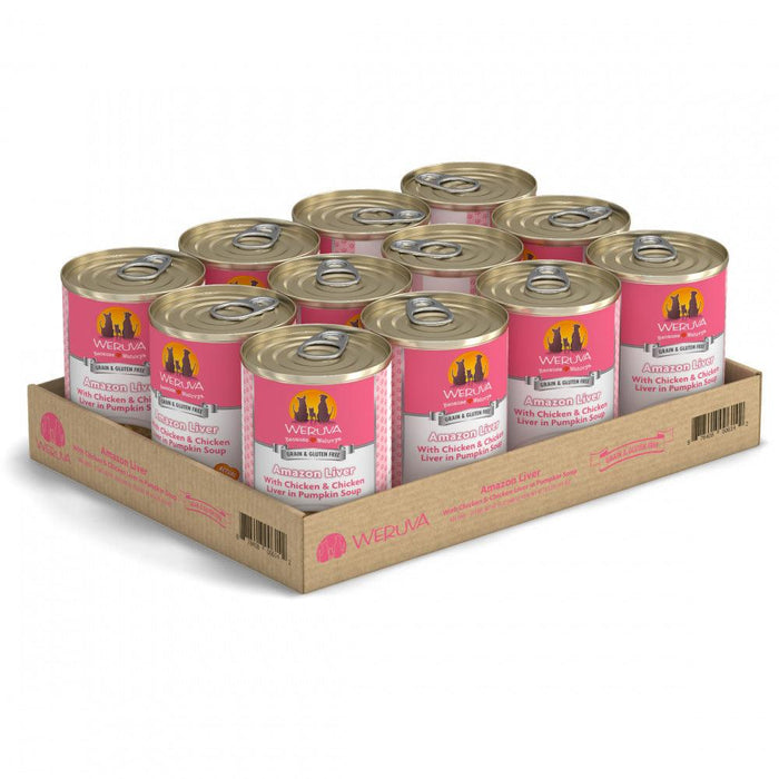 Weruva Amazon Liver with Chicken, Chicken Liver & Pumpkin Soup Canned Dog Food - 878408004148