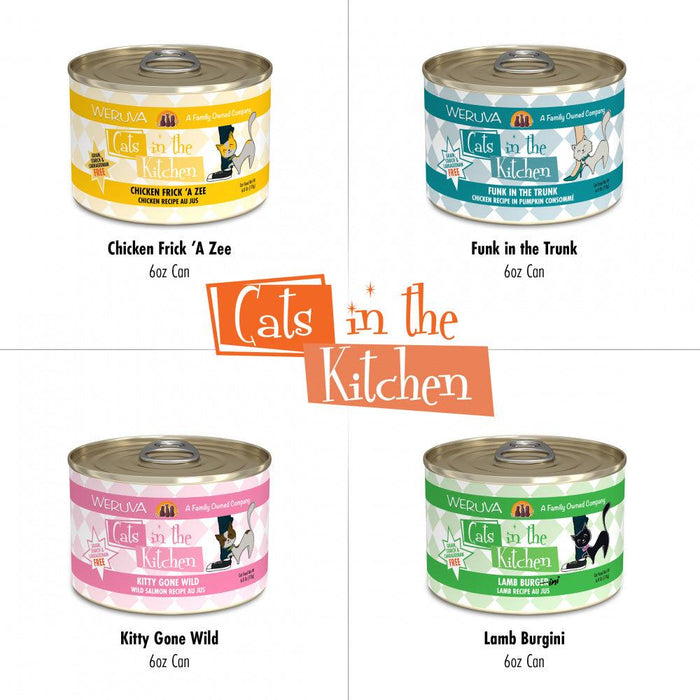 Weruva Cats in the Kitchen Grain Free Kitchen Cuties Variety Pack Canned Cat Food - 878408001550