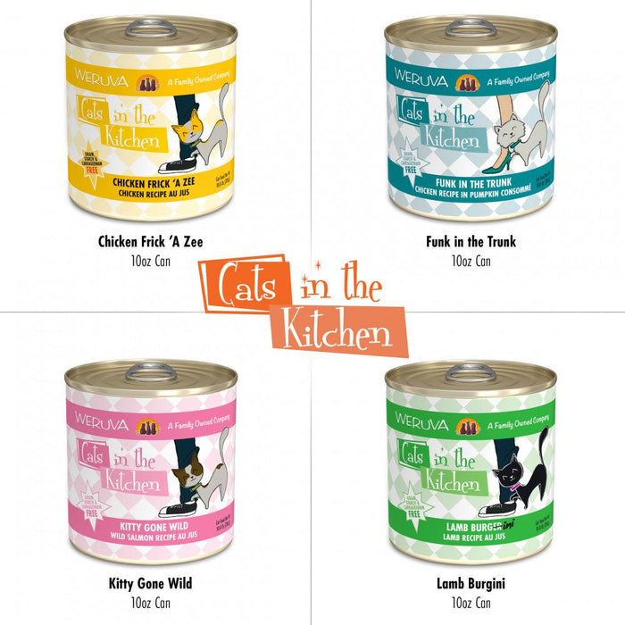 Weruva Cats in the Kitchen Grain Free Kitchen Cuties Variety Pack Canned Cat Food - 878408001550