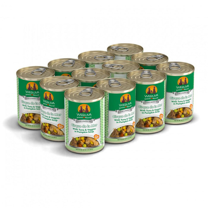 Weruva Cirque de la Mer with Tuna & Veggies in Pumpkin Soup Canned Dog Food - 878408004407