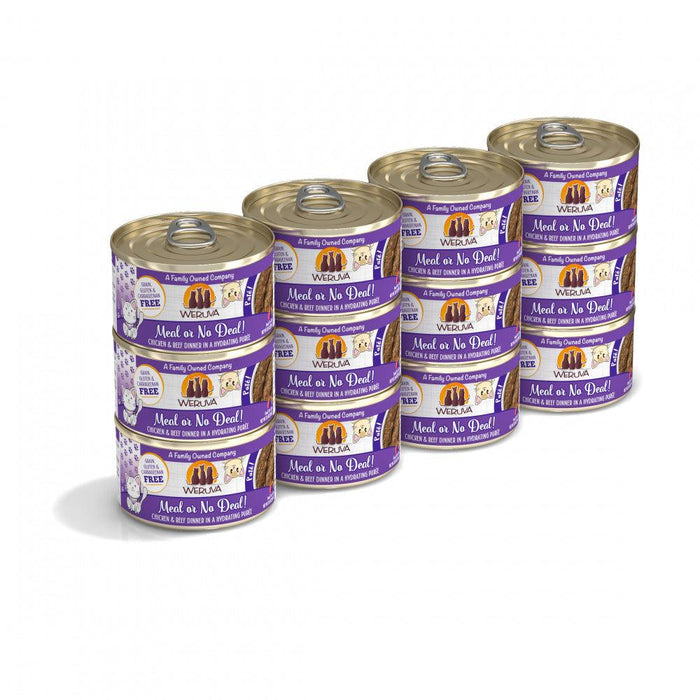 Weruva Classic Cat Pate Meal or No Deal! with Chicken & Beef Canned Cat Food - 813778018432