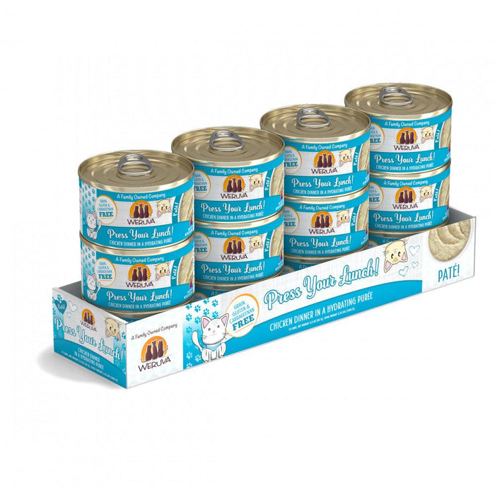 Weruva Classic Cat Pate Press Your Lunch! with Chicken Canned Cat Food - 813778018463