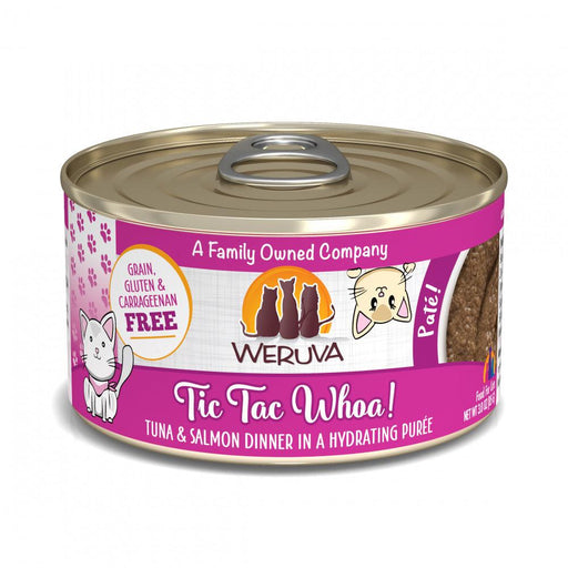 Weruva Classic Cat Pate Tic Tac Whoa! With Tuna & Salmon Canned Cat Food - 813778018418