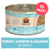 Weruva Classic Cat Stews! Stew's Clues with Turkey Chicken & Salmon in Gravy Canned Cat Food - 813778018159