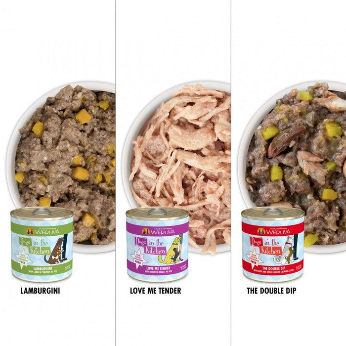 Weruva Dogs in the Kitchen Grain Free Doggie Dinner Dance! Variety Pack Canned Dog Food - 878408001628