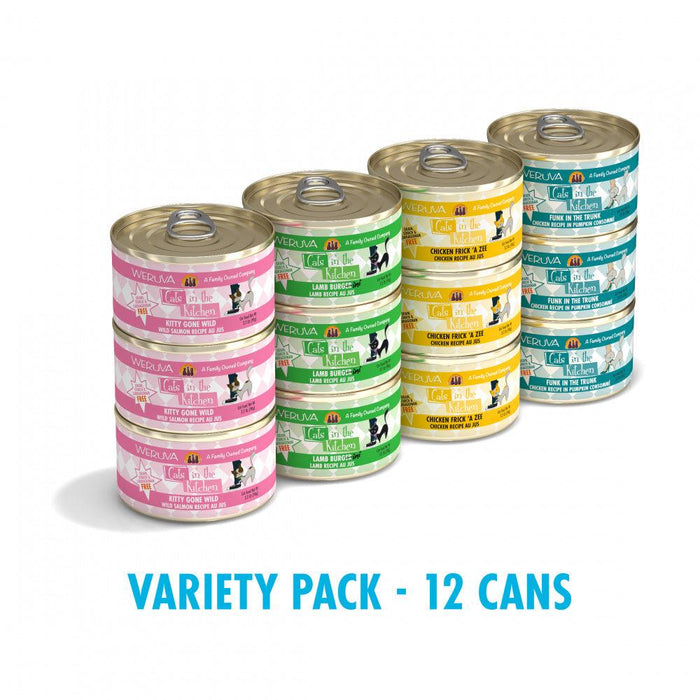 Weruva Grain Free Cats in the Kitchen Canned Variety Pack - 878408003530