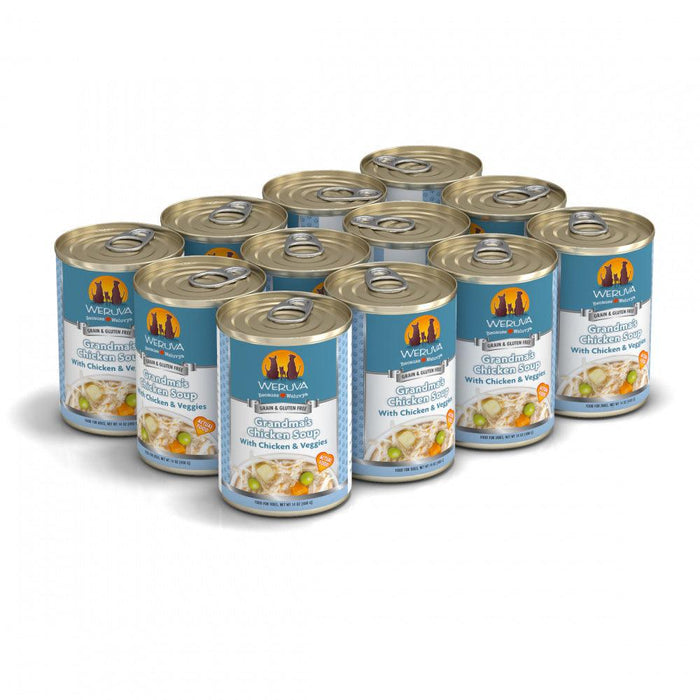 Weruva Grandma's Chicken Soup with Chicken & Veggies Canned Dog Food - 878408004124