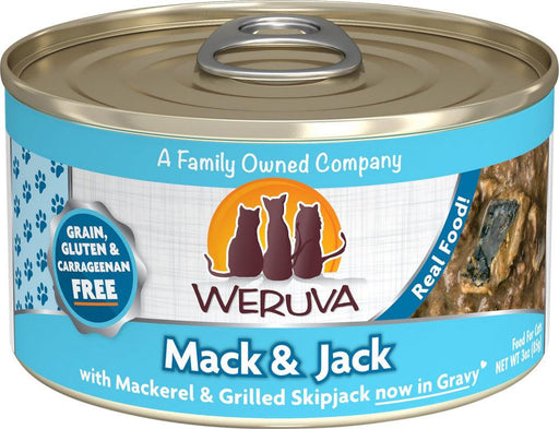 Weruva Mack And Jack With Mackerel and Grilled Skipjack Canned Cat Food - 878408000140