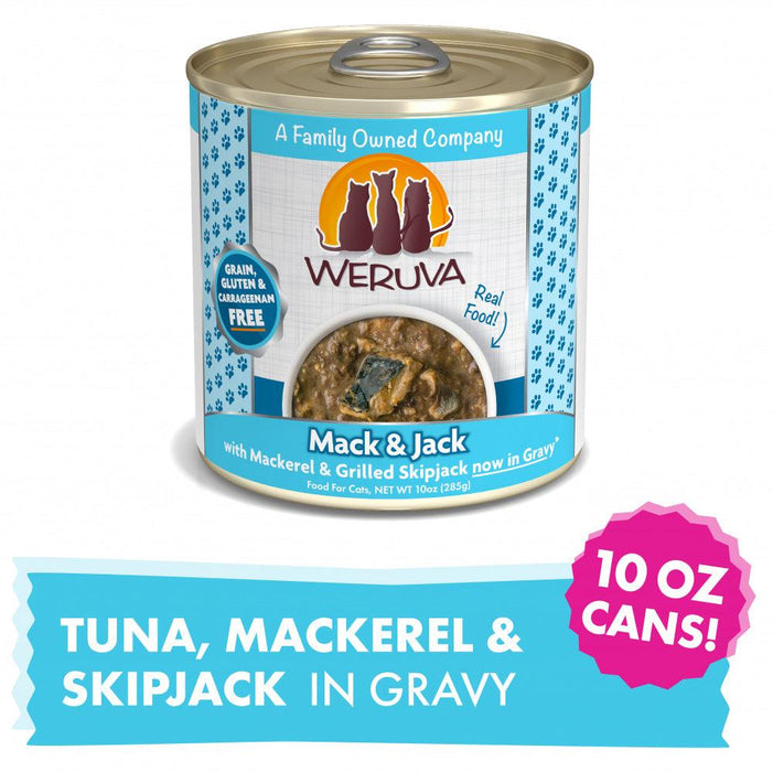 Weruva Mack And Jack With Mackerel and Grilled Skipjack Canned Cat Food - 878408000140