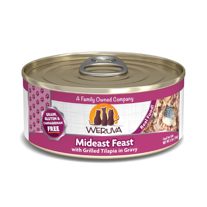 Weruva Mideast Feast With Grilled Tilapia Canned Cat Food - 878408000072