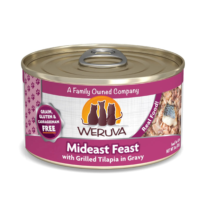 Weruva Mideast Feast With Grilled Tilapia Canned Cat Food - 878408000072