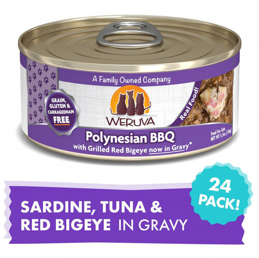 Weruva Polynesian BBQ With Grilled Red Big Eye Canned Cat Food - 878408000188