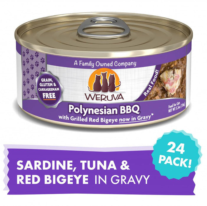 Weruva Polynesian BBQ With Grilled Red Big Eye Canned Cat Food - 878408000188