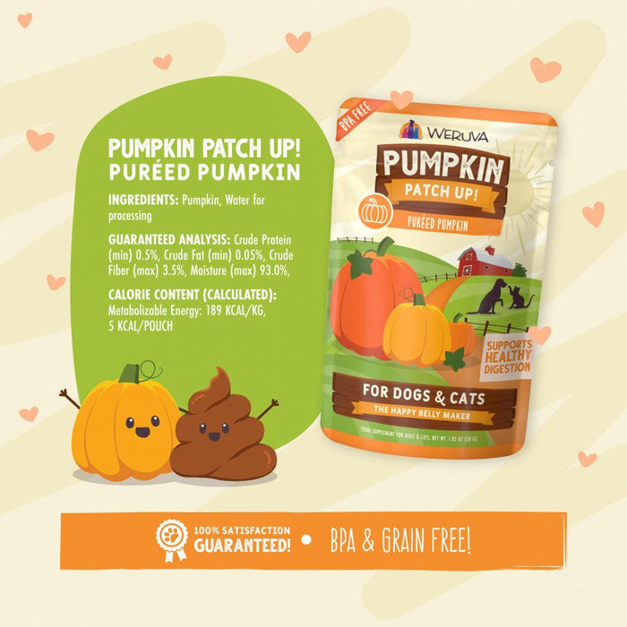 Weruva Pumpkin Patch Up Supplement for Dogs & Cats - 878408000706