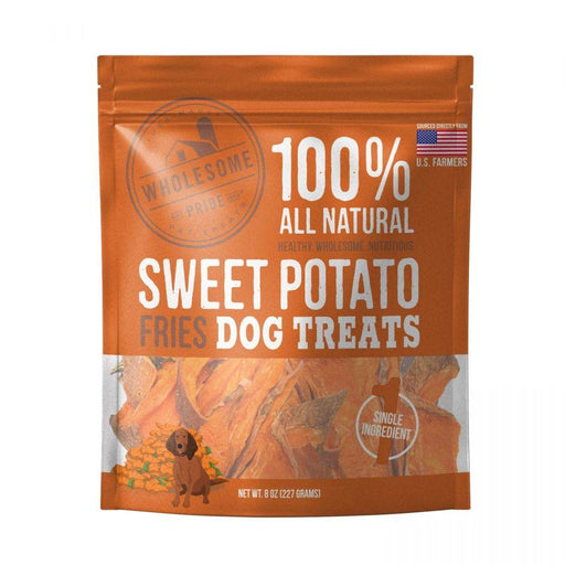 Wholesome Pride Sweet Potato Fries Dog Treats - 853614005004