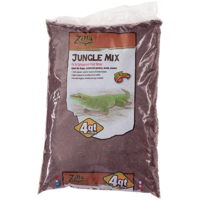 Zilla Lizzard Litter Jungle Mix - Fir & Sphagnum Peat Moss - 096316113039