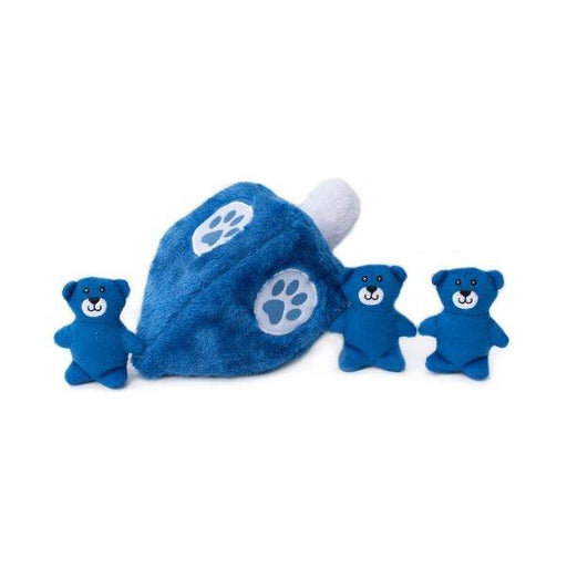 ZippyPaws Hanukkah Zippy Burrow Dreidel Hide and Seek Puzzle Dog Toy - 818786016814