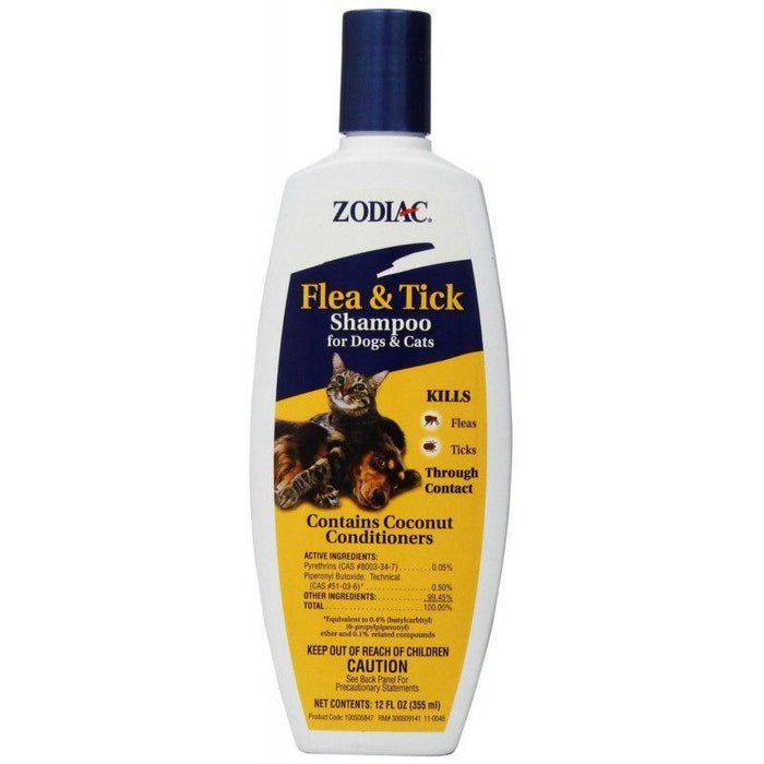 Zodiac Flea & Tick Shampoo For Dogs & Cats - 041535066604