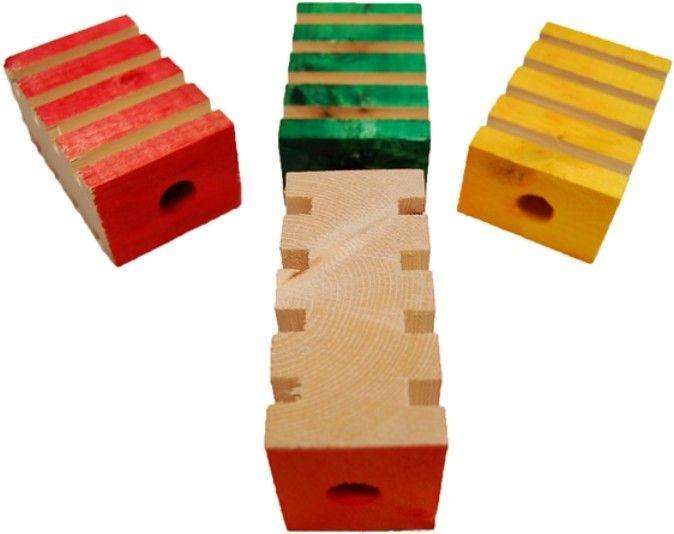 Zoo-Max 4 Groovy Blocks Bird Toy - 628142007383