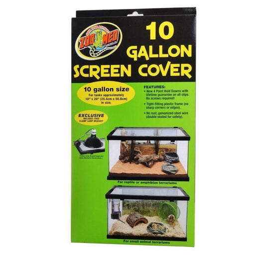 Zoo Med Animal Habitat 10 Gallon Screen Cover - 097612020106