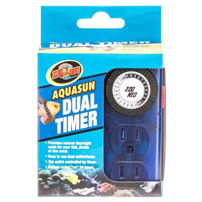 Zoo Med Aquatic AquaSun Dual Timer - Day & Night - 097612120141