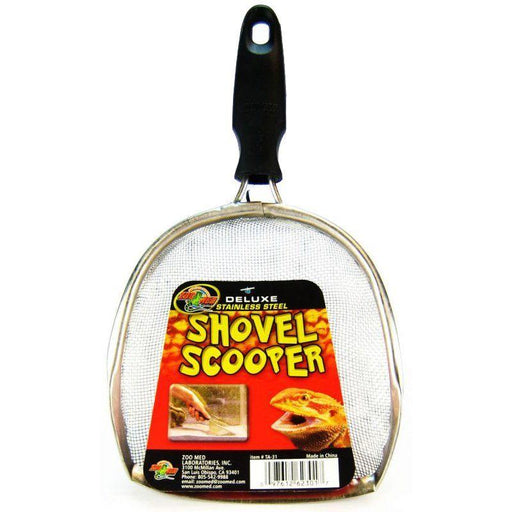 Zoo Med Deluxe Stainless Steel Shovel Scooper - 097612623017