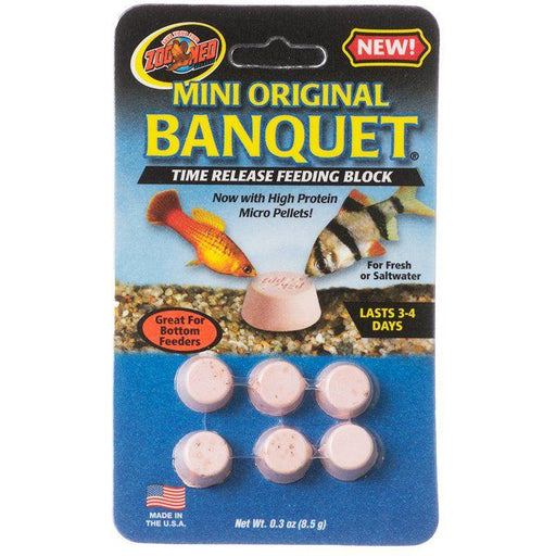 Zoo Med Mini Original Banquet Fish Feeding Block - 097612113006