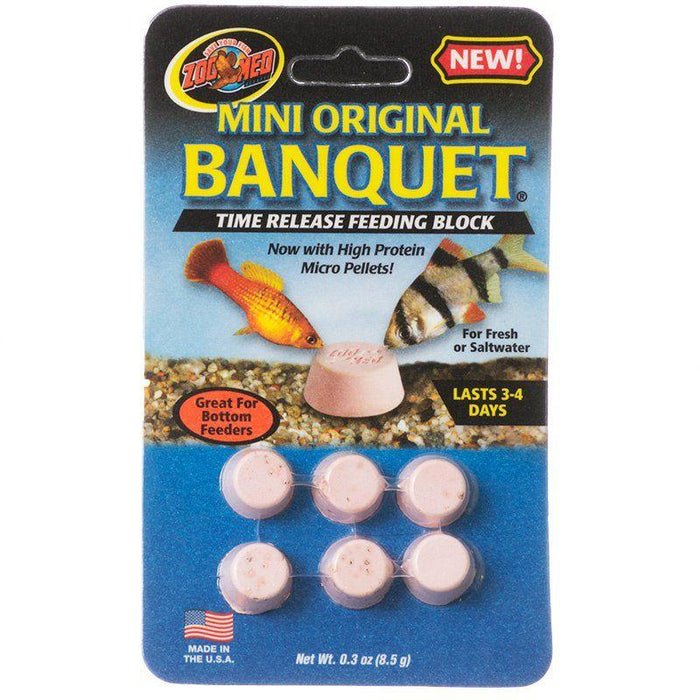 Zoo Med Mini Original Banquet Fish Feeding Block - 097612113006