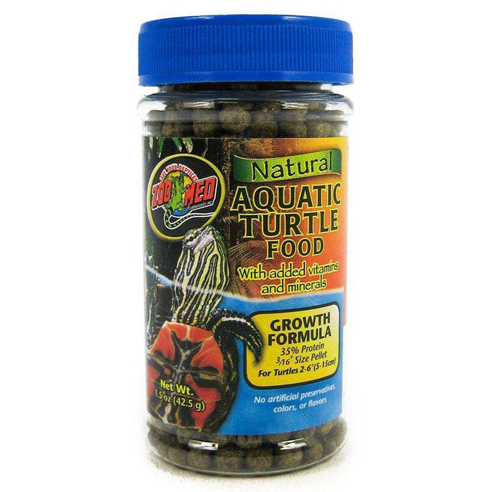 Zoo Med Natural Aquatic Turtle Food - Growth Formula Pellets - 097612410501