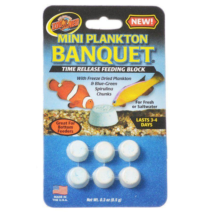 Zoo Med Plankton Banquet Fish Feeding Block - 097612113105