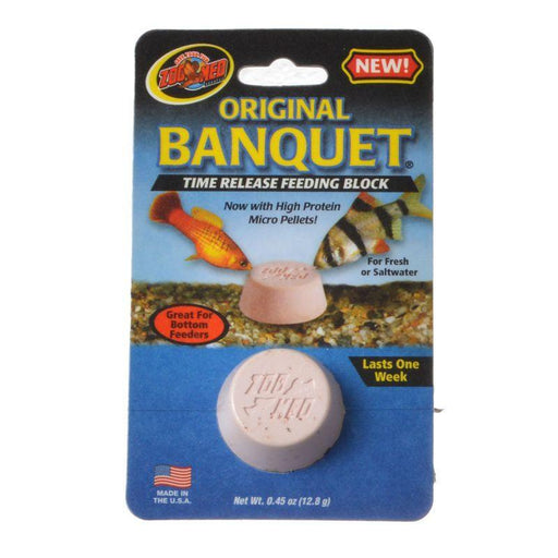 Zoo Med Plankton Banquet Fish Feeding Block - 097612111101