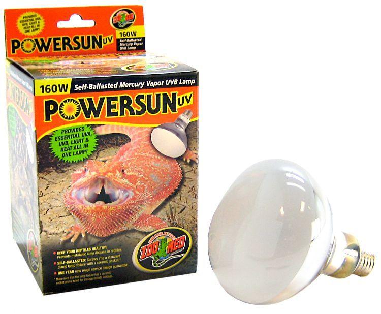 Zoo Med Powersun UVB Mercury Vapor Lamp - 097612450101