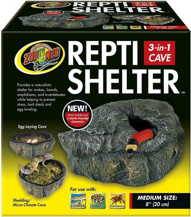 Zoo Med Repti Shelter 3 in 1 Cave - 097612910315