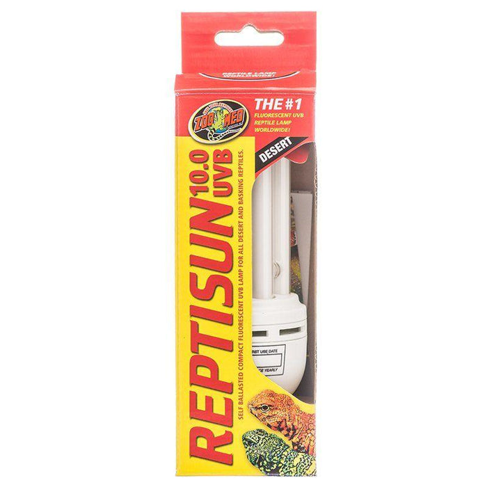 Zoo Med ReptiSun 10.0 UVB Mini Compact Flourescent Replacement Bulb - 097612340105