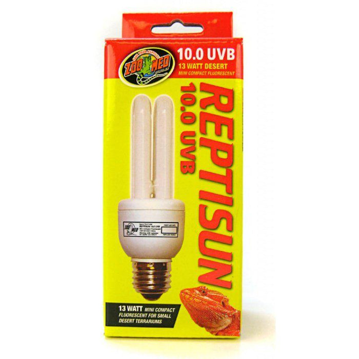 Zoo Med ReptiSun 10.0 UVB Mini Compact Flourescent Replacement Bulb - 097612340112